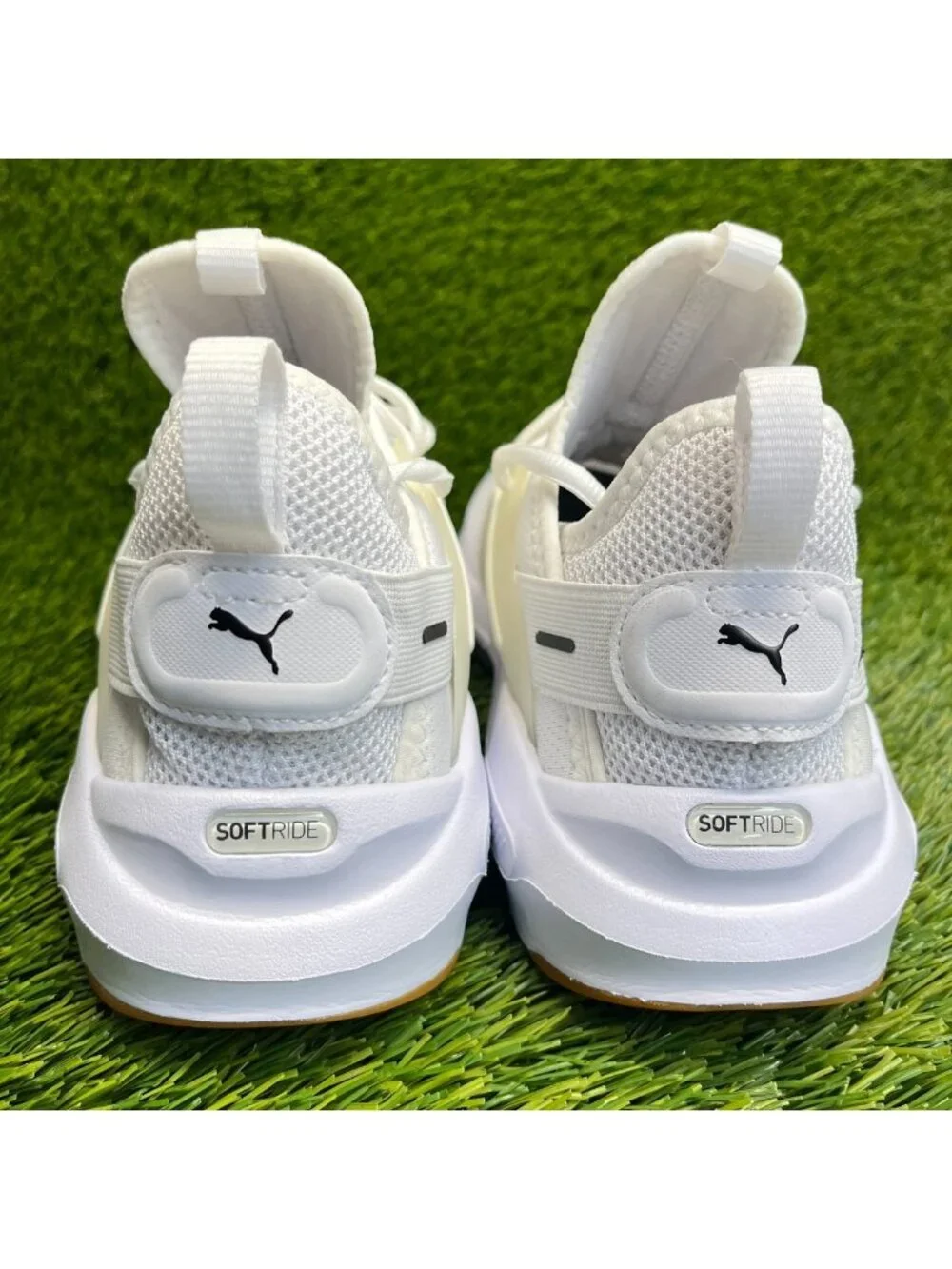 Puma Softride Enzo 5 Mens Size 7 White Athletic Running Walking Shoes Sneakers